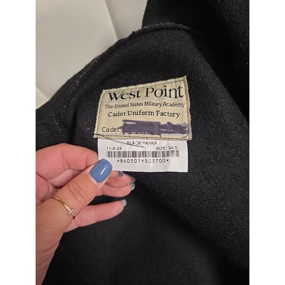 West Point Cadet Parka Wool Coat Full Zip Womens 34S - Picture 11 of 11